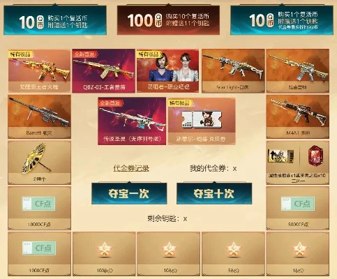 cf10万点券活动　cf10万点券能买啥
