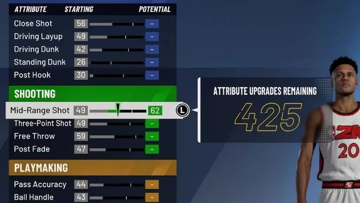 NBA2K22球员身高体重解析：得分后卫、中锋、大前锋体型技能全揭秘