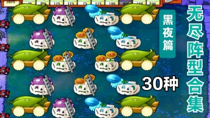 植物大战僵尸2黑夜无尽模式攻略：特色僵尸克制与阵型布置