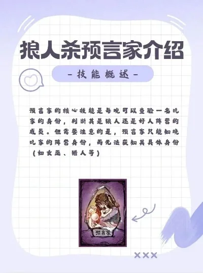 狼人杀8人场排狼技巧解析：预言家识别、好人判断与狼人追踪策略
