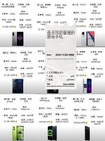 玩游戏超薄手机排行榜-超薄游戏手机推荐