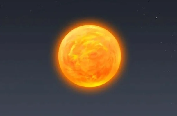 水星上看太阳好恐怖-水星太阳光刺眼。