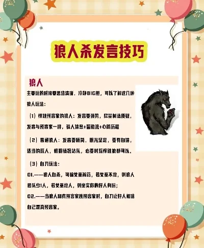 狼人发言模板-旅行智慧发言术