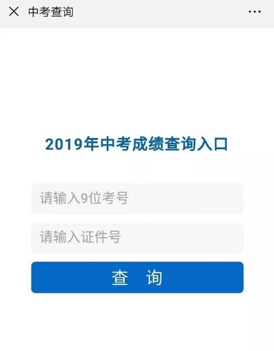 中考成绩怎么查