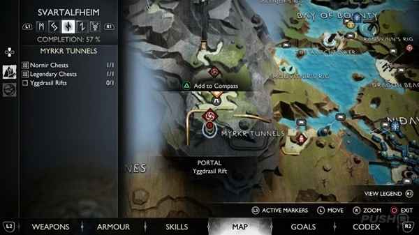 《战神5诸神黄昏》世界之树裂隙位置全攻略