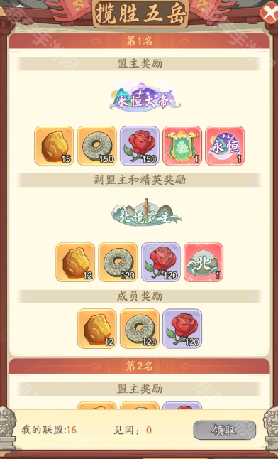 《时光大爆炸》揽胜五岳活动奖励全解析：含个人／联盟成就、排名及战令奖励详解