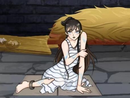 《文字玩出花》帮她逃脱1通关攻略：解决陷阱、取暖喂饭、解救侠女全步骤