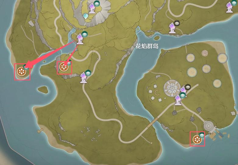 《无限暖暖》花焰群岛烟花桶位置全攻略