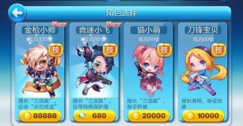 天天酷跑角色属性详解