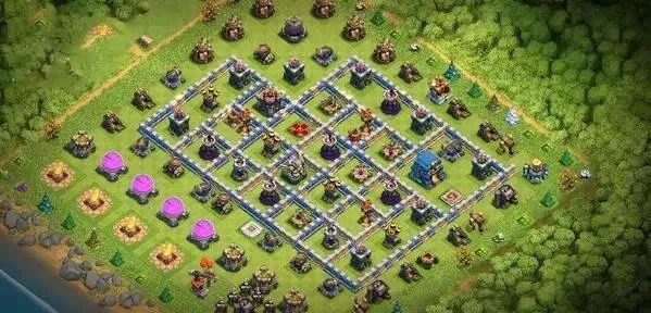 部落冲突12本护黑阵型国外玩家都在用的阵型-12本护黑阵型详解