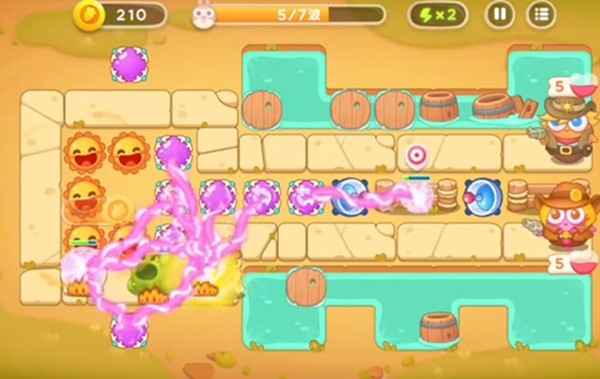 保卫萝卜4波仔很忙第四关通关心得：魔球与雷达的巧妙布局