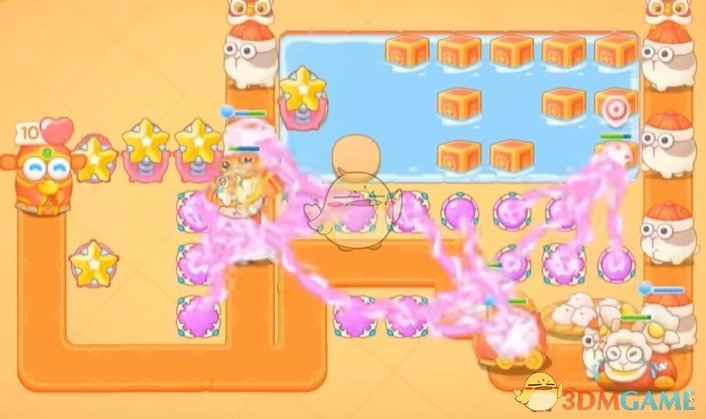 保卫萝卜4呆兔大舞台第18关通关攻略分享