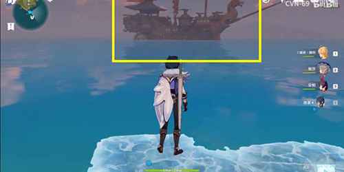 原神孤云阁怎么上船