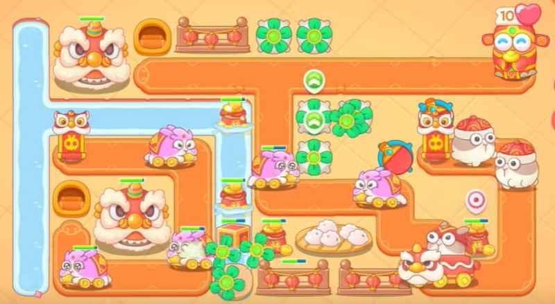 保卫萝卜4新春大集第15关通关全攻略