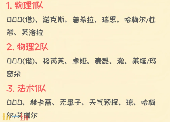 无期迷途公会战配队全攻略