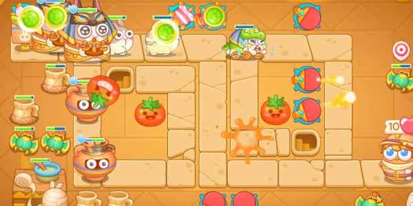 保卫萝卜4法老归来第55关通关秘籍