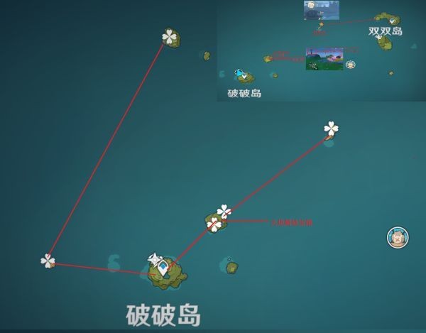 原神破破岛宝箱位置坐标大全