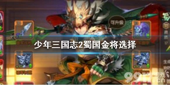 少年三国志2蜀国金将选择指南：马超与刘备的搭配策略
