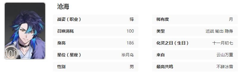 咏月风雅沧海角色深度解析：技能、属性与玩法全面解读