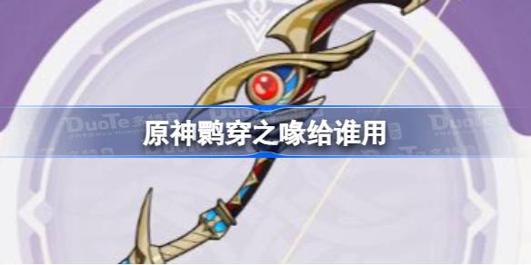 原神鹮穿之喙的最佳适配角色深度解析