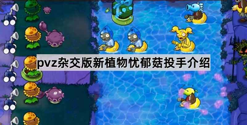 忧郁菇投手怎么样？《植物大战僵尸杂交版》新植物评测