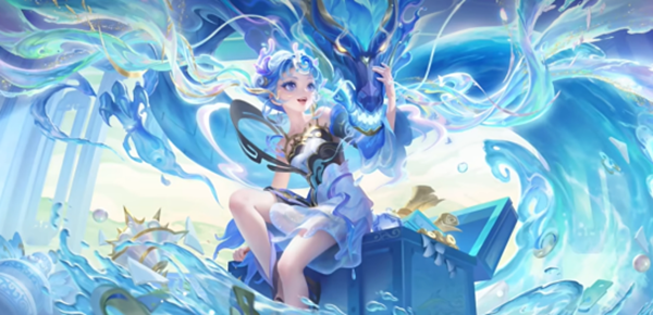 安琪拉龙限皮肤评测：水元素特效惊艳，限时折扣性价比高