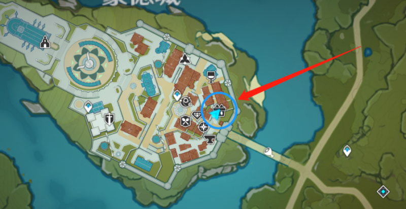 原神手游百货奇货商人第二天位置及攻略