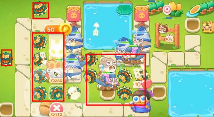 保卫萝卜4夏日垂钓第6关多重箭布局与集中火力通关心得