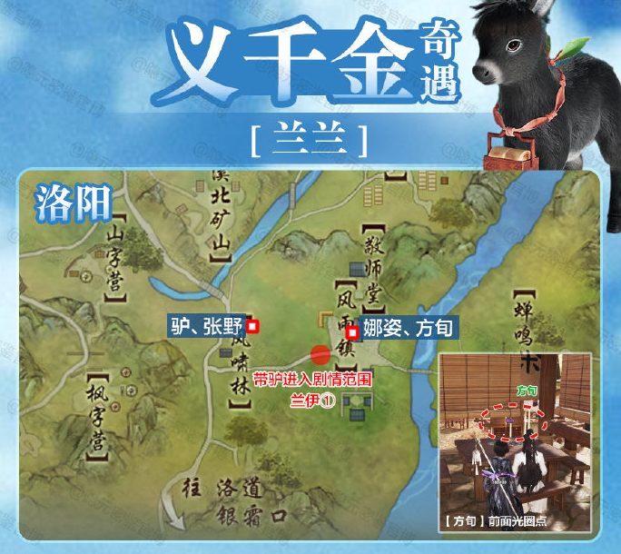 剑网3义千金宠物奇遇触发流程攻略