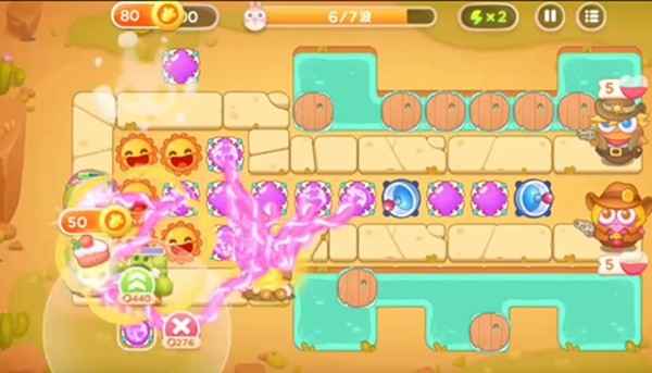 保卫萝卜4波仔很忙第四关通关心得：魔球与雷达的巧妙布局