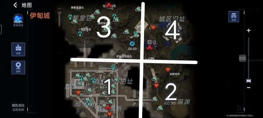 星球重启伊甸城100%探索进度攻略：地图心得与区域详解
