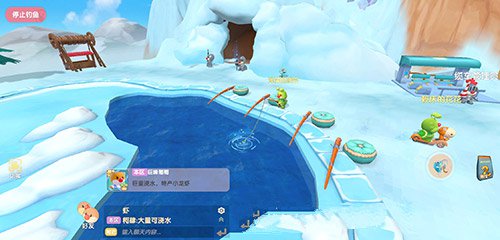 摩尔庄园手游雪山钓鱼场全攻略：位置与最佳钓鱼时间