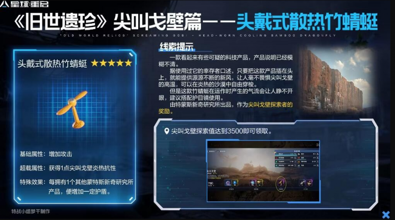 头戴式散热竹蜻蜓在游戏星球重启里的秘密
