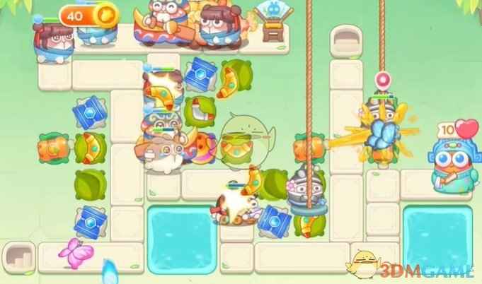 保卫萝卜4梁波波与祝秋秋第10关通关攻略详解