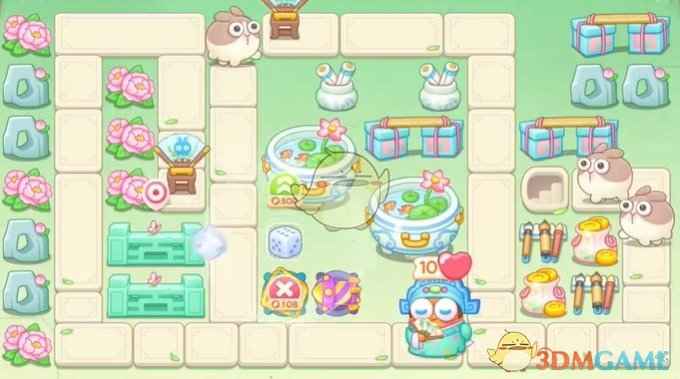 保卫萝卜4梁波波与祝秋秋第9关通关心得：布局稳、炮塔位置得当是关键