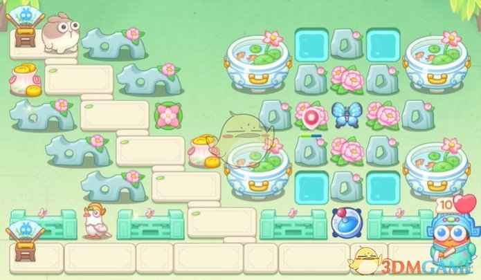 保卫萝卜4梁波波与祝秋秋第54关通关心得：怪多路长？炮塔道具这样用就对了！