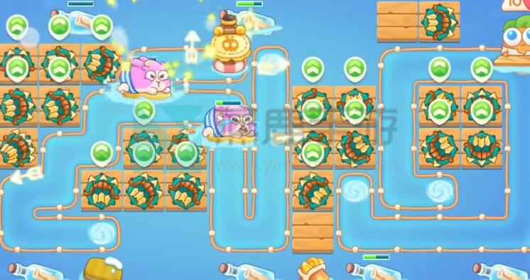 保卫萝卜4暖暖汤泉第1关多重箭策略全解析：轻松满星通关心得