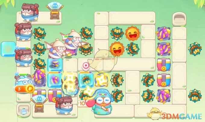 保卫萝卜4梁波波与祝秋秋第77关通关心得：策略布局与炮塔组合关键