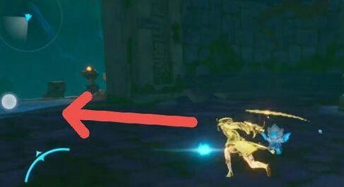 原神胡桃传说任务第二灯开启攻略：从第一灯出发，跳河穿洞，回原点放火