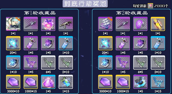 双生视界封底行动活动奖励全解析