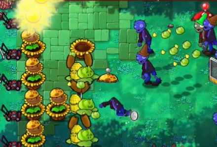 《植物大战僵尸杂交版》冒险模式第35关通关攻略：减速植物是关键