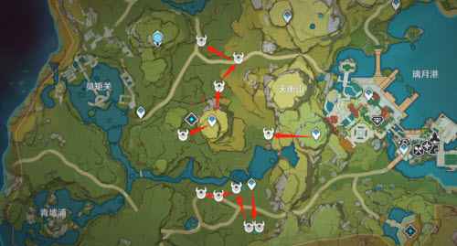 原神幽灯蕈刷取攻略：鹤观岛与盗宝团路线详解