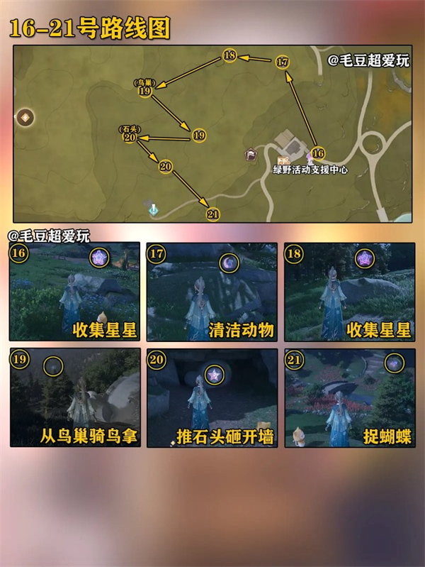 无限暖暖微风绿野奇想星收集全攻略