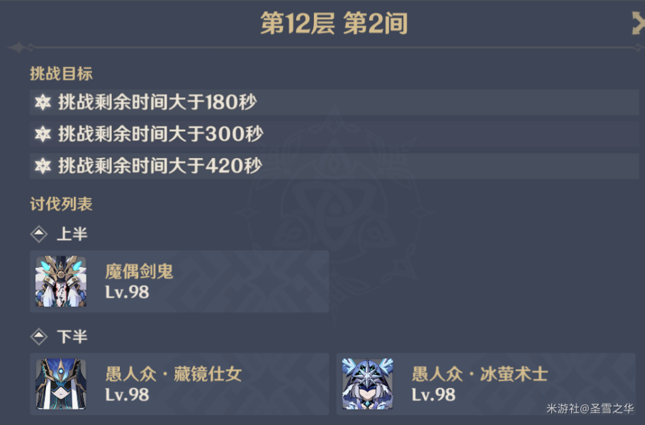 原神2.1深境螺旋12层通关攻略：关卡打法详解与策略