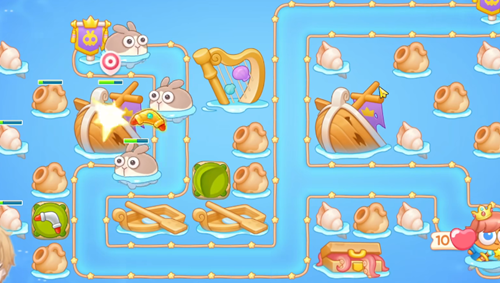 保卫萝卜4：海的闺女第10关通关秘籍——详细图文攻略