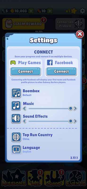 地铁跑酷国际服中文设置全攻略