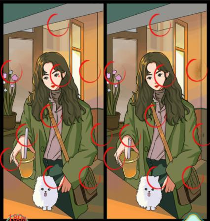 《疯狂梗传》美女找不同45通关攻略分享