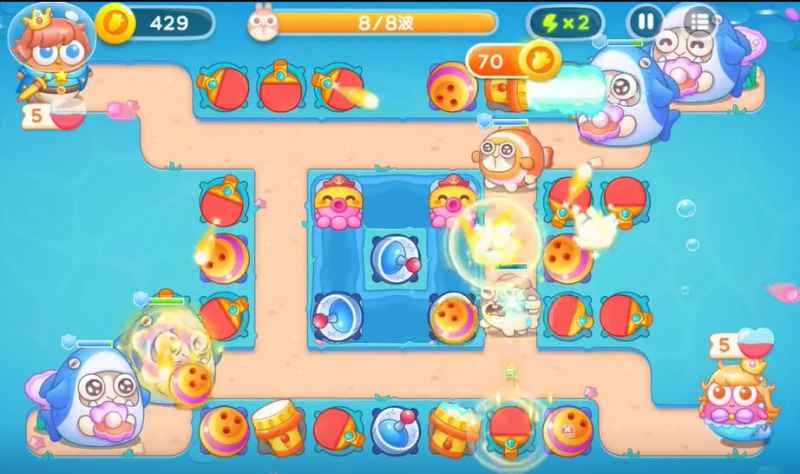 保卫萝卜4海的闺女第56关通关秘籍