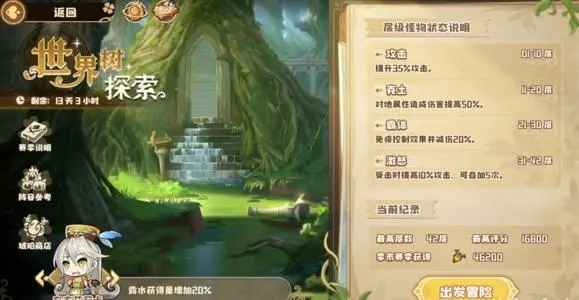 四叶草剧场世界树高效爬升全攻略：角色选择、神器搭配与技巧解析