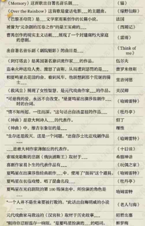 寻觅书海答案分享全记录